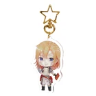 NO MOQ double board custom logo hologram comic acrylic charm with your design