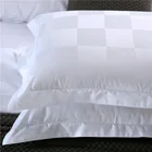white hotel quilt cover set jacquard fabric 100% 100 combed cotton