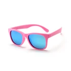 Kids Ultra-light silicone sun glasses custom logo children kids products mirror sunglasses