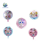 2020 new lol doll surprise foil Balloon LOL bebek girl kids birthday party theme decoration Cartoon character balloon