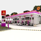 new steel structure for petrol station canopies gas station construction