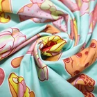 Custom Digital Printing Comfortable Cotton Combed Fabric For Bedding