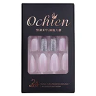 Nails Nail Art Popular Designer Stick On False Nails Ombre Nail Art Press On Pre Designed Glue On Nails