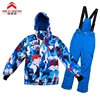 new fashion oem kid boys spandex ski jackets suit