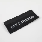 High Quality 3d woven shirt label logo tags for clothes