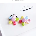 Beautiful Hair Flower Accessories Elastic Hair Flower Ties and Clips For Option