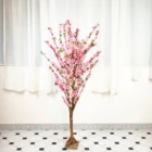 Best supplier plastic artificial peach tree for decoration 160cm GU0023