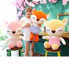 Best selling factory spot cute fox plush toy multicolor creative funny soft animal toy