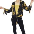 2019 Casual womens plus size blouses and tops girls tropical blouse