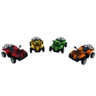 Toy Car Car Hot Sale Diecast Toy Car Off-road Truck Metal Car 1:43 Scale Pull Back Alloy Model Vehicle