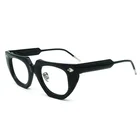 Italian Designer Fancy Men Black Acetate Glasses In Shen Zhen
