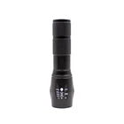 High Power Mini T6 Rechargeable Led Torch Super Bright Zoomable Led Tactical Flashlight With Power Bank