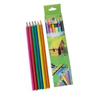 High quality 7 inch custom packaging woodless color pencil set for promotion gift