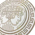 New product sequin laser cut sequin Rhinestone Heat transfer custom embroidery patch