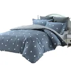 Quilt Cover Geometric Duvet Cover Queen Pillow Case Cotton Bedding Set