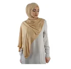 Jersey Hijab Wholesale High-quality Muslim Cotton Jersey Scarf 20 Colours Collection Solid Plain Jersey Hijab