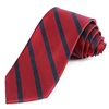 Dacheng Wholesale Silk Blend Twill Skinny Ties Striped Mens Tie Fahion Gravatas