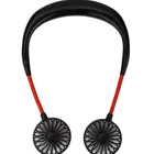 RTS AMAZON portable rechargeable fan Neck hung fan mini USB fan for Indoor and outdoor