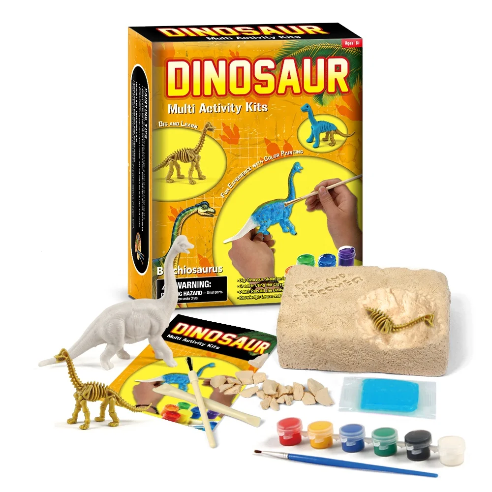 mould and paint dinosaur kit