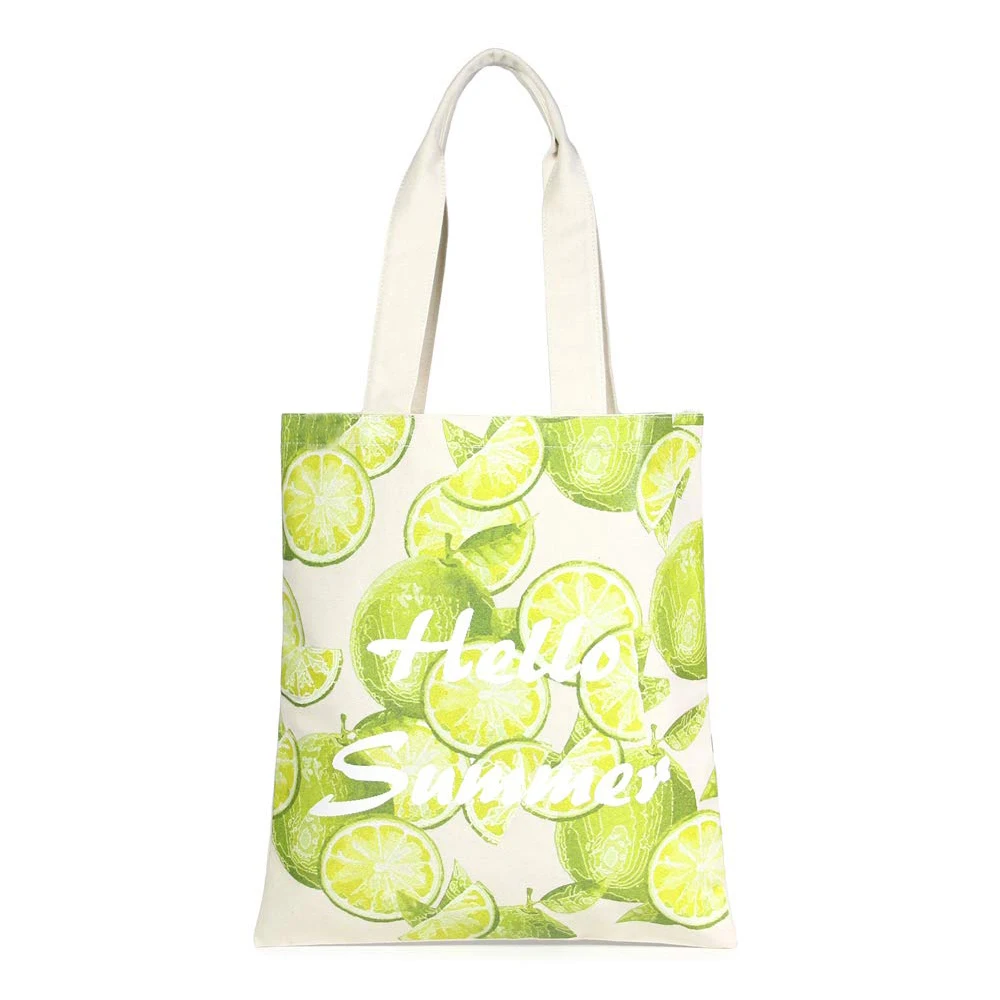 customized black white yellow baseball canvas tote bag extra