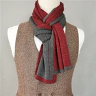 Good Supplier 100% Wool Winter Jacquard Knitted Scarf Fashion Scarves