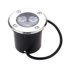 Outdoor Inground Ajustable Beam Angle Stainless Steel Recessed IP67 3W Waterproof Led Underground Light