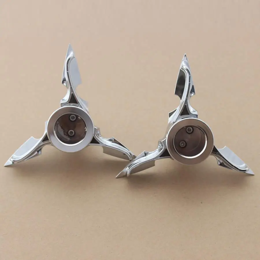 Spun Blade Spinning Front Axle Cap Nut Covers Fit For Harley Touring Sportster Dyna Motorcycle Accessories