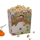 Disposable custom take away paper packaging popcorn box for restaurant