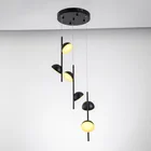 Home decoration water drop beats suspension hanging chandelier light loft bar decor pendant lamp