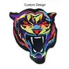 Bulk wholesale 3d custom embroidered embroidery patches sew iron on for clothing
