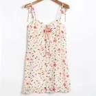 Solid color sleeveless above knee length sexy casual girls party dress