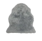 Sheepskin Real Sheepskin Grey Upholstered Sofa Rug