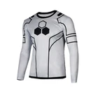 manufacturers 100% polyester long sleeve men print t shirts