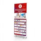 Light weight normal plastic steel roll up banner stand roll up standee for display