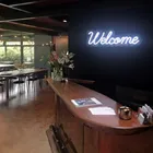 Neon light letters open sign letter word custom