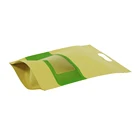 Packaging Pouch Plastic Plastic Packaging Bag 250g 500g Flat Bottom Food Packaging Pouch Plastic Packaging Bag