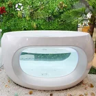 Round baby spa equipment bubbling spa tub swimming whirlpool bath tub