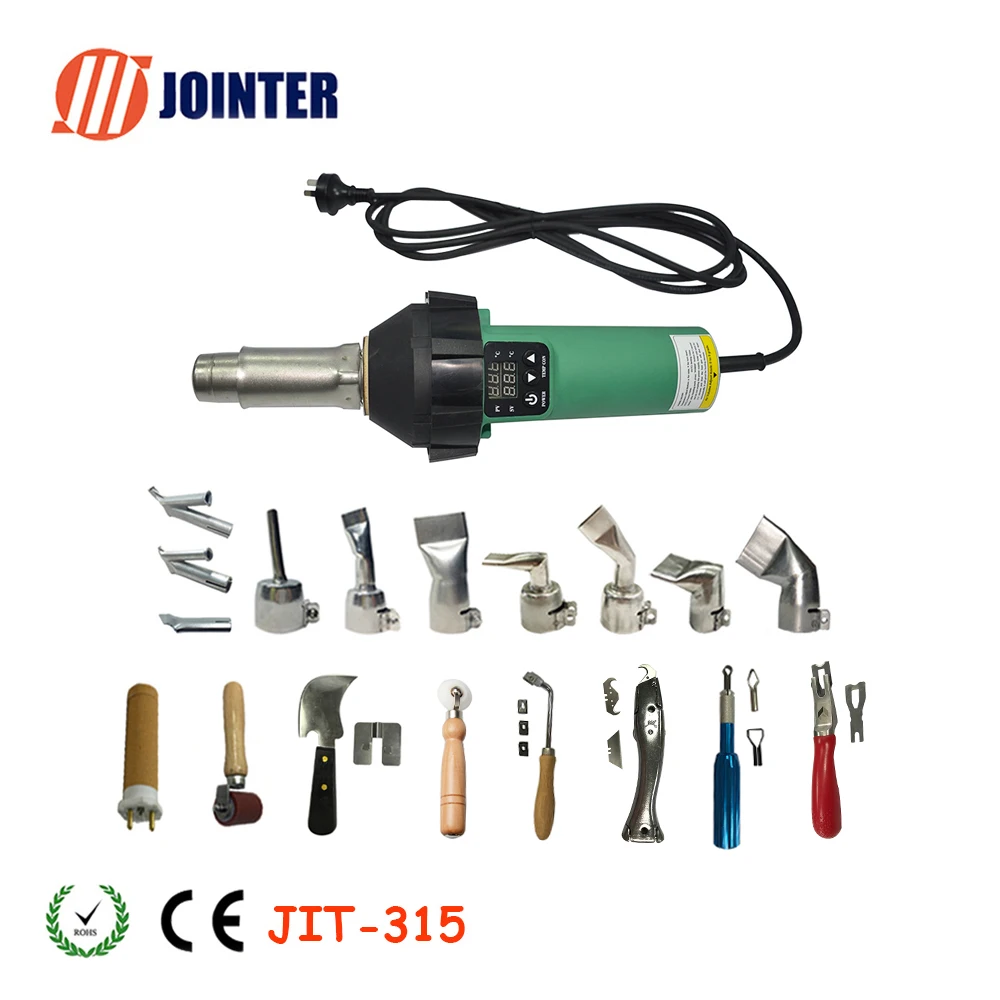 1600W Digital Display Hot Air Gun Hot Air Hand Tool for PE PVC HDPE EVA PP TPO