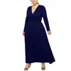 Wholesale Short Sleeve V Neck Seamless 6Xl Womens 4Xl Plus Size Evening Dress