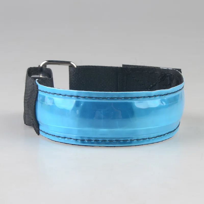 Hand Strap Wristband LED Safety Reflective Light Shine Flash Glowing Luminous Armband Arm Belt Band Wrist Support