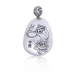 2020 fashion charm customized jewelry wholesale sterling silver Buddha hand necklace pendant