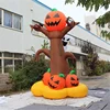 Outdoor Lighted Airblown Inflatable Halloween Decoration Hunted Tree with Pumpkin and Ghost on Sale