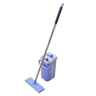 Frame Cleaning Handle Flat Squeeze Easy Clean Aluminum Mop Frame Cleaner Floor Mop Cloth With Cleaning Bucket And Mop