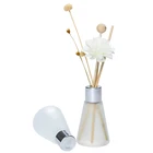 China Factory Wholesale Reed Diffuser Triangular Glass Bottle Liquid Air Freshener Type Aroma Fragrant