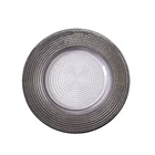 Customizable glass plate Cake Set Dishes steak plate fruit tray party decorations