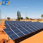 PV Solar Plant Ground Mount System Adjustable Aluminum Solar Panel Mounting Kit Systems