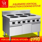 Burner Stove Vertical 4/6/8 Burner Cooking Stove Combination Induction Cooker With Cabinet