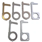 Press Tool Keychain Hand Free Door Opener Key Portable Key Anti Virus