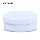150g Empty White Plastic Cosmetic Packing Jar With Screw Cap