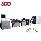 Lollipop candy making machines with packing machines